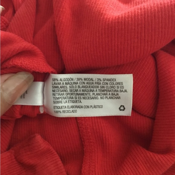 Long Sleeve Red Bodysuit - Picture 5 of 5